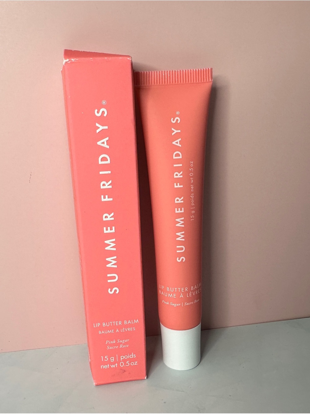 Summer Fridays Pink Coral Lip Butter Balm